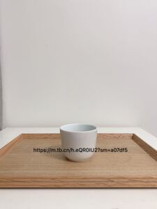 MUJI无印良品 白瓷茶杯 白瓷杯 约8.5*6.5cm 日本制不退换