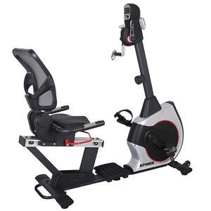 康乐佳K8745R-1家用中老年人磁控卧式上下肢训练机脚踏运动健身车
