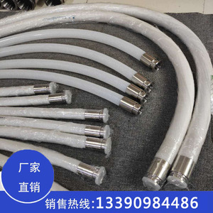 铂金硫化食品级螺旋管不锈钢丝增强高压硅胶管内径10mm规格可定制