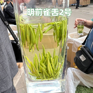 2024新茶四川雅安绿茶蒙顶雀舌毛峰竹青叶茶叶清香型老茶客口粮茶