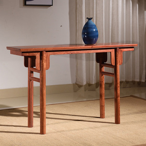 红木平头条案刺猬紫檀条几花梨木供桌中式实木玄关桌家用香案供台