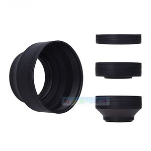 橡胶三用罩 82mm遮光罩可折叠镜头微距 广角 中焦 长焦 82mm通用