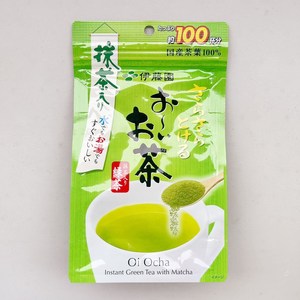 日本ITOEN伊藤园抹茶天然抹茶茶叶绿茶速溶茶粉80g/100杯可冷泡
