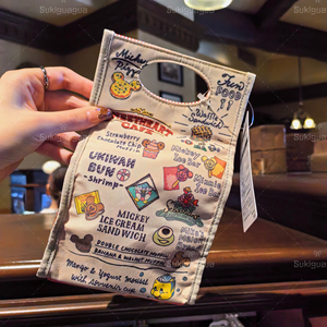 日本 Disney迪士尼 新品人气食玩 磁吸 满印笔袋收纳包