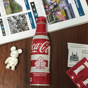 2019日本可口可乐铝瓶 橄榄球队限量纪念收藏版可乐