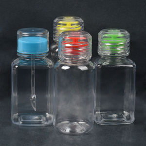 奥奇峰钓鱼小药瓶液体盛装瓶粉剂带勺子密封罐垂钓专用水滴瓶透明