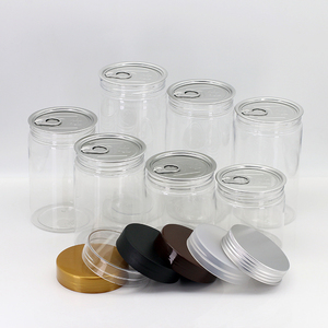 塑料易拉罐空罐子螺旋盖PET食品级密封罐透明加厚杂粮包装瓶定制