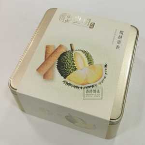 香港皇玥24件独立包装榴槤蜂巢蛋卷礼盒 易碎产品敬请慎拍
