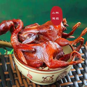 小林淘品烟熏鹌鹑腌制五香自制四川乐山特产犍为农家腊味500g包邮