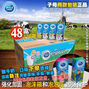 DUTCH LADY子母奶170ml*48盒 进口越南常温甜牛奶钙饮品宿舍整箱