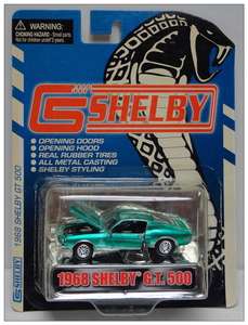 福特野马谢尔比原厂肌肉车模型金属玩具 1/64 1968 Shelby GT500