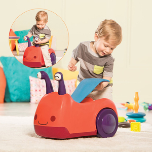美国比乐B.Toys蜗牛学步踏行宝宝1-3岁四轮滑行车儿童平衡带音乐