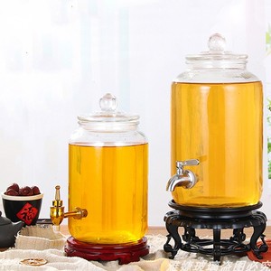 油罐 厨房 家用 玻璃油瓶防漏 花生油桶密封大号容量储油罐食品级