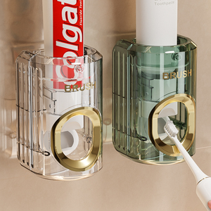 挤牙膏神器挤压器2023新款全自动壁挂式牙刷置物架儿童懒人按压泵