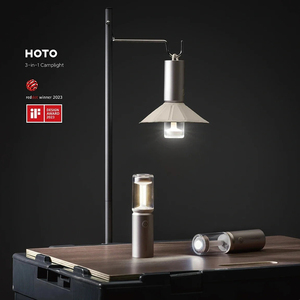 HOTO | 3-in-1 Camplight 便携式多功能灯具 可拆卸灯罩 iF设计奖