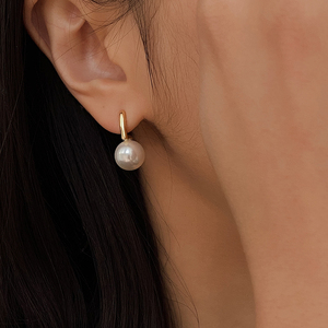 DOUDOUSTORE小奶豆925银针日常简约款珍珠耳钉小巧气质耳环耳饰