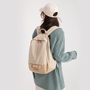 sun earth&u2023新款时尚双肩包情侣大容量学生书包电脑包ins休闲