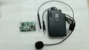 无线麦克风 VHF半成品 领夹头戴话筒 接收板 手拉箱 一拖一无线板