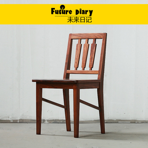 未来日记家具   实木餐椅 樱桃木椅子 凳子 黑胡桃餐桌椅 橡木椅