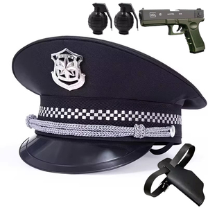 儿童玩具枪盾牌警察玩具枪吃鸡套装童盾牌3到6岁具防爆盾战术头盔