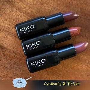 意大利KIKO4系小黑管口红407豆沙色411西柚色414正红色432棕卡色