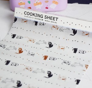 新品 猫咪主题食品用印花硅油纸烘焙纸烤箱用耐高温三明治包装纸