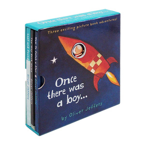 Once There Was a Boy 英文原版绘本 摘星星的孩子系列 智慧小孩3本套装 Oliver Jeffers 怎样摘星星 奥利弗杰夫斯 英文版英语书籍