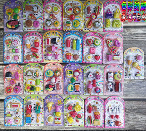 包邮卡通可爱韩国文具儿童橡皮擦学习用品小学生奖品食物造型玩具