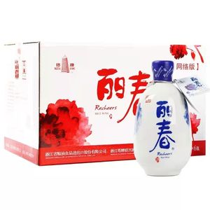 塔牌牡丹丽春基酒手工花雕礼盒立春黄酒正宗绍兴黄酒375ml/6瓶