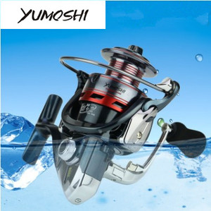 YUMOSHI全金属摇臂XS渔轮14轴无间隙金属头渔线轮纺车轮鱼魔士