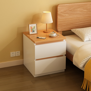 床头柜简约现代家用储物柜卧室床边置物架出租房用简易收纳小柜子
