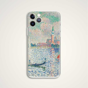 Henri Edmond Cross 威尼斯的圣马可教堂 点彩印象派油画名画艺术生手机壳 E788 适用苹果华为小米VIVOoppo