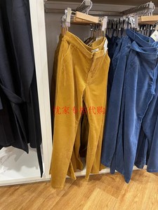 正品现货 优衣库 女装UNIQLO : C灯芯绒宽腿裤阔腿裤461105