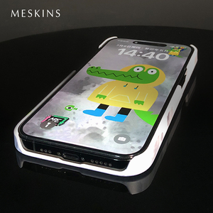 MeSkins原创适用苹果iPhone15/14/13/15ProMax手机壳防摔小鳄鱼四边全包保护套磁吸超薄卡通个性男女情侣款硬