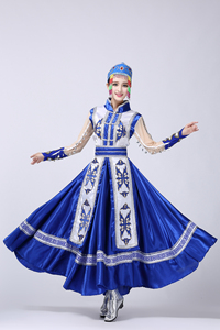 （出租）新款女装内蒙古舞蹈服装蒙古袍成人少数民族表演服裙