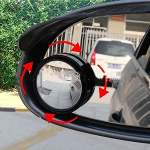 直销 对装360°可旋转倒车辅助盲点镜 汽车后视镜 车载小圆镜