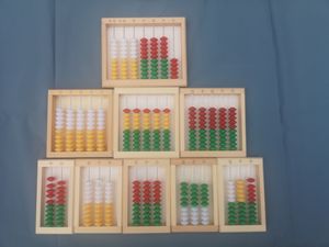幼儿园五五分单档1排双排幼儿童算盘计算架十珠可订数学学习板