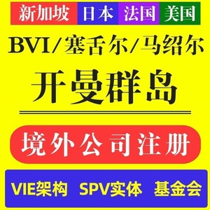 开曼公司注册VIE架构BVI群岛认证塞舌尔新加坡基金会年审马绍尔