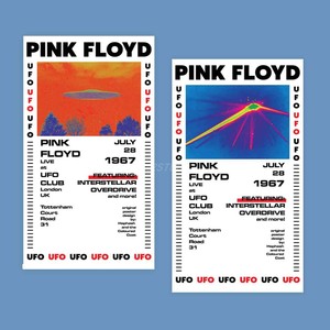 「Pink Floyd」两张组合海报平克弗洛伊德家居宿舍装饰画摇滚周边