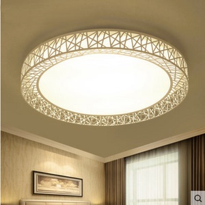 LED吸顶灯现代简约客厅主卧室餐厅房间大气创意个性艺术鸟巢灯具
