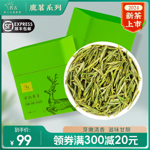 2024新茶明前春茶霍山黄芽嫩芽特级黄茶散装茶叶自己喝125g(鹿茗)