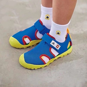 阿迪达斯男女童鞋正品LEGO CAPTAIN低帮户外运动休闲凉鞋H67468