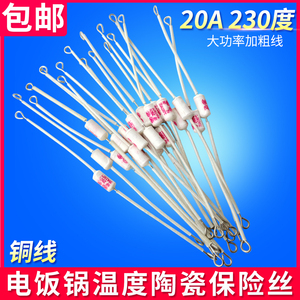 大功率20A电饭锅保险丝 电饭煲陶瓷温度保险管 RF230度通用200度