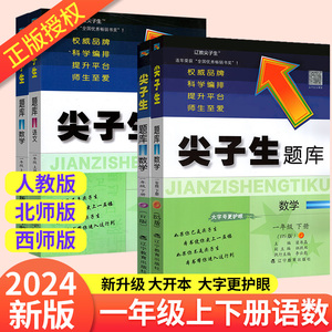 2024新版尖子生题库一年级下册上册语文数学人教版北师大西师版小学生同步课时作业本练习册专项训练必刷真题辽宁教育出版社1年级