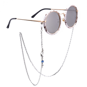 12星座眼镜链条挂脖钛钢时尚装饰女创意简约防滑墨镜眼睛绳子