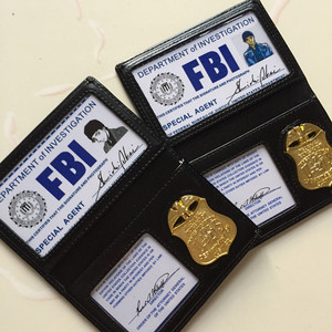 名侦探柯南赤井秀一金属徽章证件包COS道具ID卡包可定制