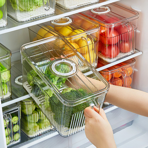 冰箱收纳盒食品食物蔬菜保鲜盒厨房整理冷藏专用神器鸡蛋储物盒