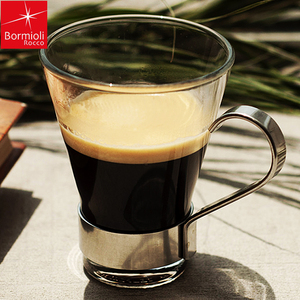 意大利Bormioli进口创意带把咖啡杯杯水杯耐热欧式马克杯牛奶杯子