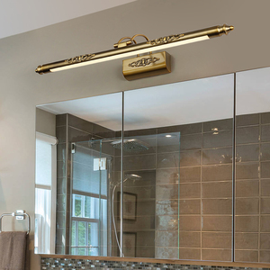 众选 美式镜前灯 led卫生间洗手间浴室镜子灯复古欧式镜柜灯
