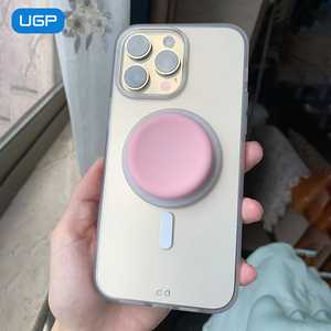 新款适用苹果15promax的手机壳透明iphone14磁吸13pm磨砂质感14pro带支架粉色12硅胶全包11防摔max高出屏幕女